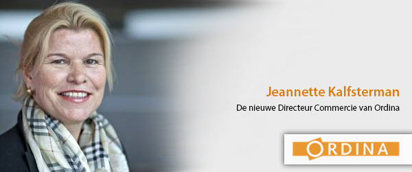 Jeannette Kalfsterman Commercieel Directeur van Ordina